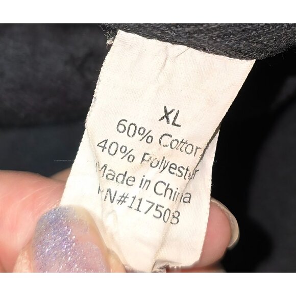 Nintendo Pokemon Character Hoodie Black Sz XL 60% Cotton 40% Poly Pullover Gamer - Picture 4 of 7